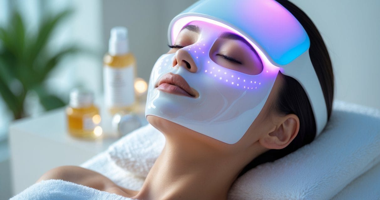 Få strålende hud med den bedste LED maske